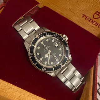 Tudor Submariner 76100 40mm Stainless steel Black