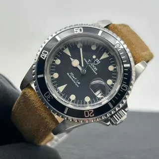 Tudor Submariner 76100 40mm Stainless steel Black