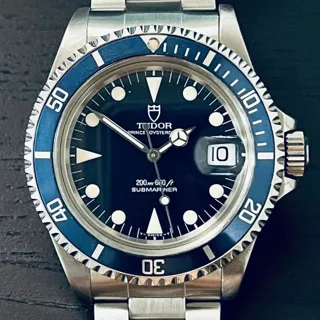 Tudor Submariner 79090 40mm Stainless steel Blue