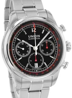 Union Glashütte Belisar Chronograph D009.427.11.057.02 44mm Stainless steel Black