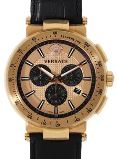 Versace VFG150016 44mm Gold-plated Golden