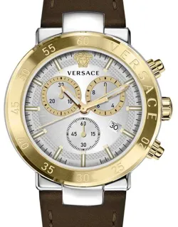 Versace VEPY00220 44mm Stainless steel Silver