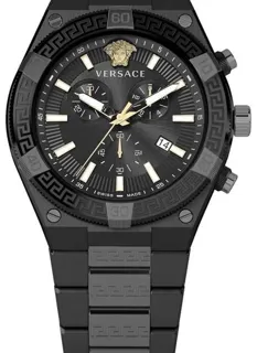 Versace VESO01022 46mm Stainless steel Black