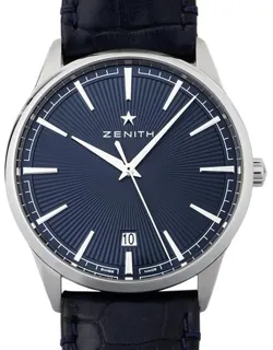 Zenith Elite 03.3100.670/02.C922 40.5mm Stainless steel Blue