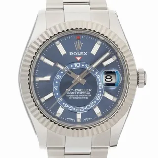 Rolex Sky-Dweller 326934 42mm Yellow gold and Stainless steel Blue