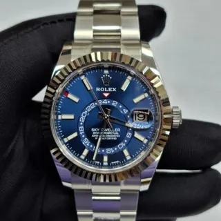 Rolex Sky-Dweller 336934 42mm Stainless steel Blue