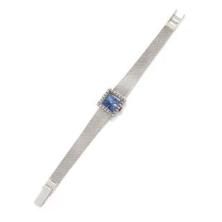 Tissot 19mm 18k white gold Blue