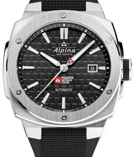 Alpina Alpiner AL-525FWT4AE6 41mm Stainless steel Black