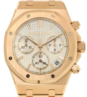 Audemars Piguet Royal Oak Chronograph 26240OR.OO.1320OR.03 Rose gold Silver