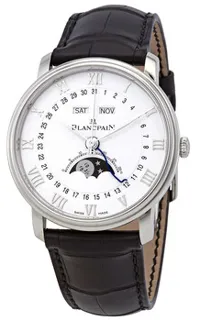 Blancpain Villeret 6654-1127-55B 40mm Stainless steel White