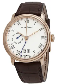 Blancpain Villeret 6637-3631-55B 18kt Rose Gold White