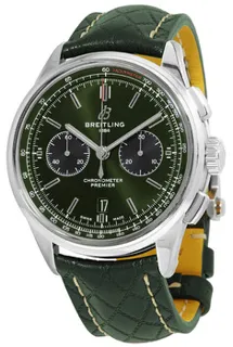 Breitling Premier AB0118A11L1X1 Stainless steel Green