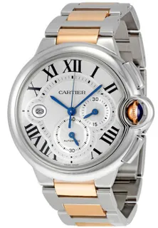 Cartier Ballon Bleu de Cartier w6920063 Stainless steel Silvered flinque with sunray finish