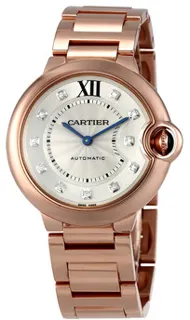 Cartier Ballon Bleu de Cartier we902026 Rose gold Silver