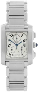 Cartier Cougar W51001Q3 / 2303 32mm Stainless steel White