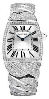 Cartier La Dona WE6601MX 18k white gold Silver