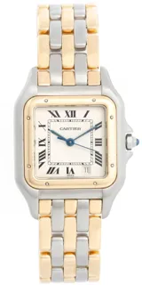 Cartier Panther W25027B8 Stainless steel and 18k yellow gold White