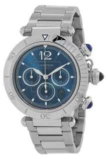 Cartier Pasha WSPA0039 Stainless steel Blue