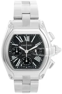 Cartier Roadster W62020X6/2618 48mm Stainless steel Black