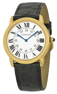 Cartier Ronde Solo de Cartier W6700455 18kt Yellow Gold Silver