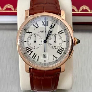 Cartier Rotonde de Cartier W1556238 40mm Rose gold Silver