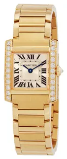 Cartier Tank Française WJTA0039 Yellow gold Golden Sunray