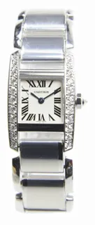 Cartier Tankissime WE70039H 20mm 18k white gold Silver