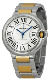 Cartier Ballon Bleu W2BB0012 Yellow gold and Stainless steel Silver