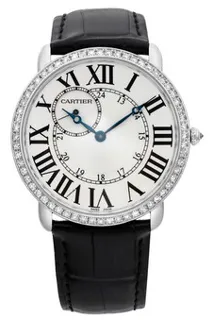 Cartier Ronde Louis Cartier WR007002 18k white gold Silver