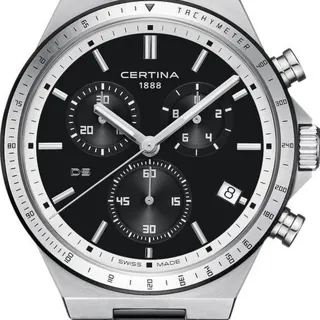 Certina DS C043.417.22.051.00 Stainless steel and Gray PVD Black