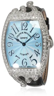 Franck Muller Cintree Curvex 7502 QZ HJ POP 18k white gold