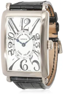 Franck Muller Long Island 950 QZ 18k white gold Silver