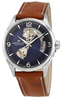 Hamilton Jazzmaster Open Heart H32705041 Stainless steel Blue