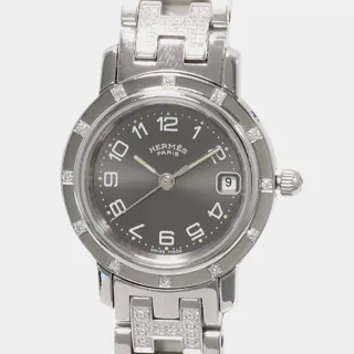 Hermès Clipper CL4.230 Stainless steel Gray