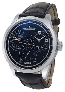 Jaeger-LeCoultre Duomètre à Quantième Lunaire Q6043570 18k white gold Black