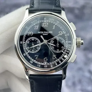 Patek Philippe Split-Seconds Chronograph 5370P-001 41mm Platinum Black