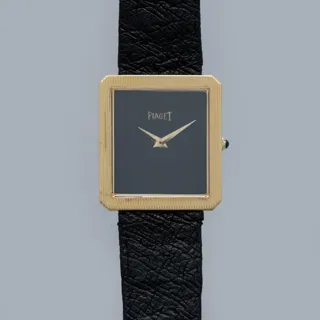 Piaget Protocole 9154 18k yellow gold Black