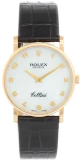 Rolex Cellini 5115 Yellow gold Black