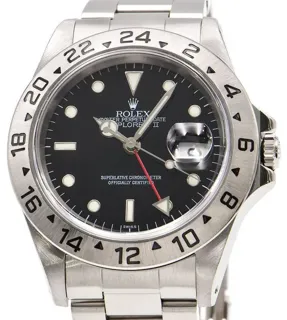 Rolex Explorer II 16570 ( II 16570 ) 40mm Stainless steel Black