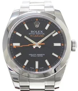 Rolex Milgauss 116400 40mm Stainless steel Black