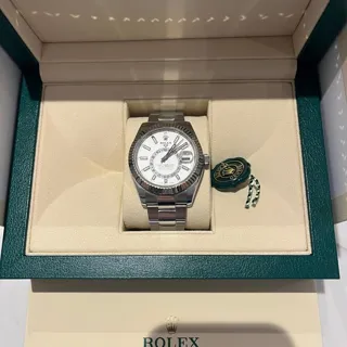 Rolex Sky-Dweller 326934 42mm Stainless steel White