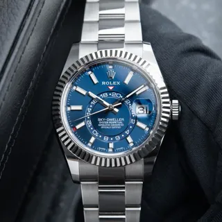 Rolex Sky-Dweller 326934 42mm Stainless steel Blue