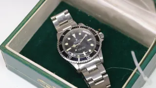 Rolex Submariner 5513 40mm Stainless steel Black