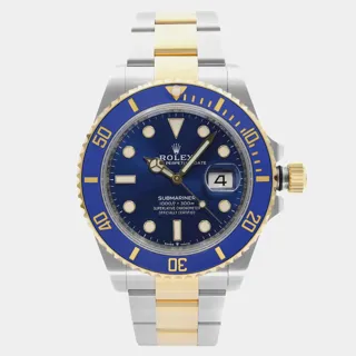 Rolex Submariner 126613LB Stainless steel and 18k yellow gold Blue