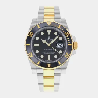 Rolex Submariner 116613LN Stainless steel and 18k yellow gold Black