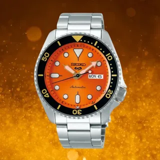 Seiko 5 Sports SRPK35K1 38mm Stainless steel Orange