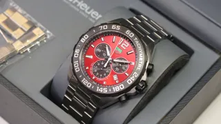 TAG Heuer Formula 1 CAZ101AN 43mm Stainless steel Red and Silver