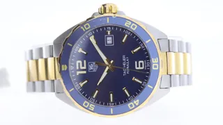 TAG Heuer Formula 1 WAZ1120 41mm Stainless steel and Aluminium Blue