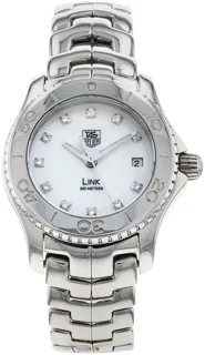 TAG Heuer Link Lady WJ1319.BA0572 Stainless steel Mother of Pearl White$Diamond