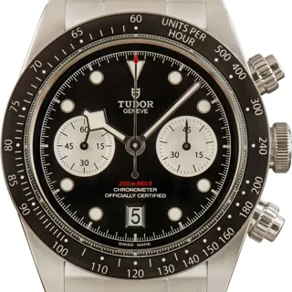 Tudor Black Bay Chronograph 79360 41mm Stainless steel Black